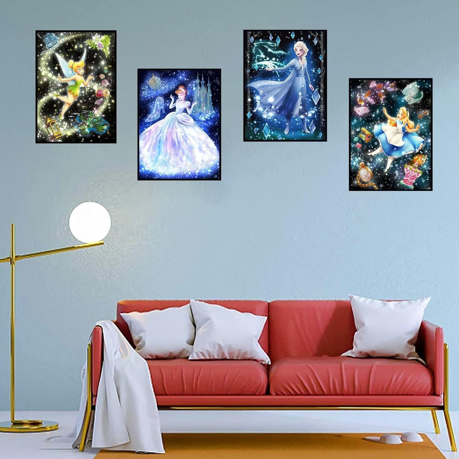 5D Full Drill Diamond Art Kits: Complete 12 Set for Elegant Home Decoration