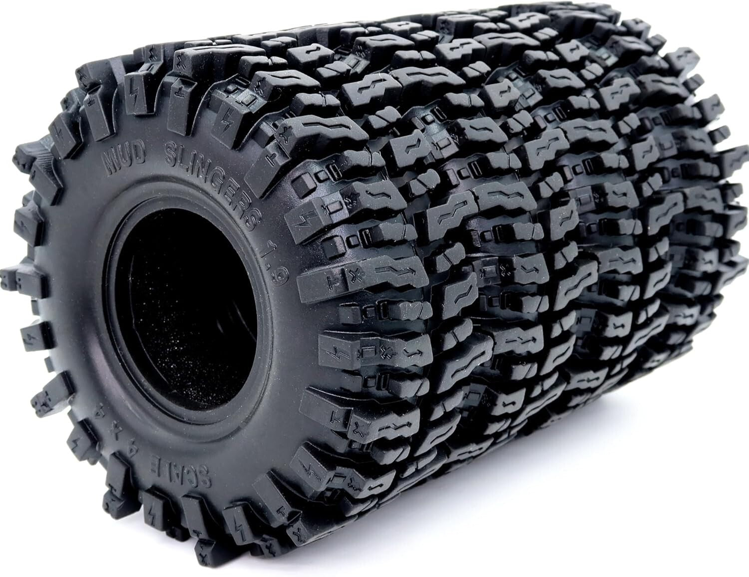 Upgrade 1/10 Crawler Tires: 4pcs 1.9 Mud Slingers - 4.72" Soft Sticky Tires