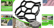 Load image into Gallery viewer, Irregular Hexagonal Stepping Stone Moulds - 2-Pack for Unique Outdoor Pathways
