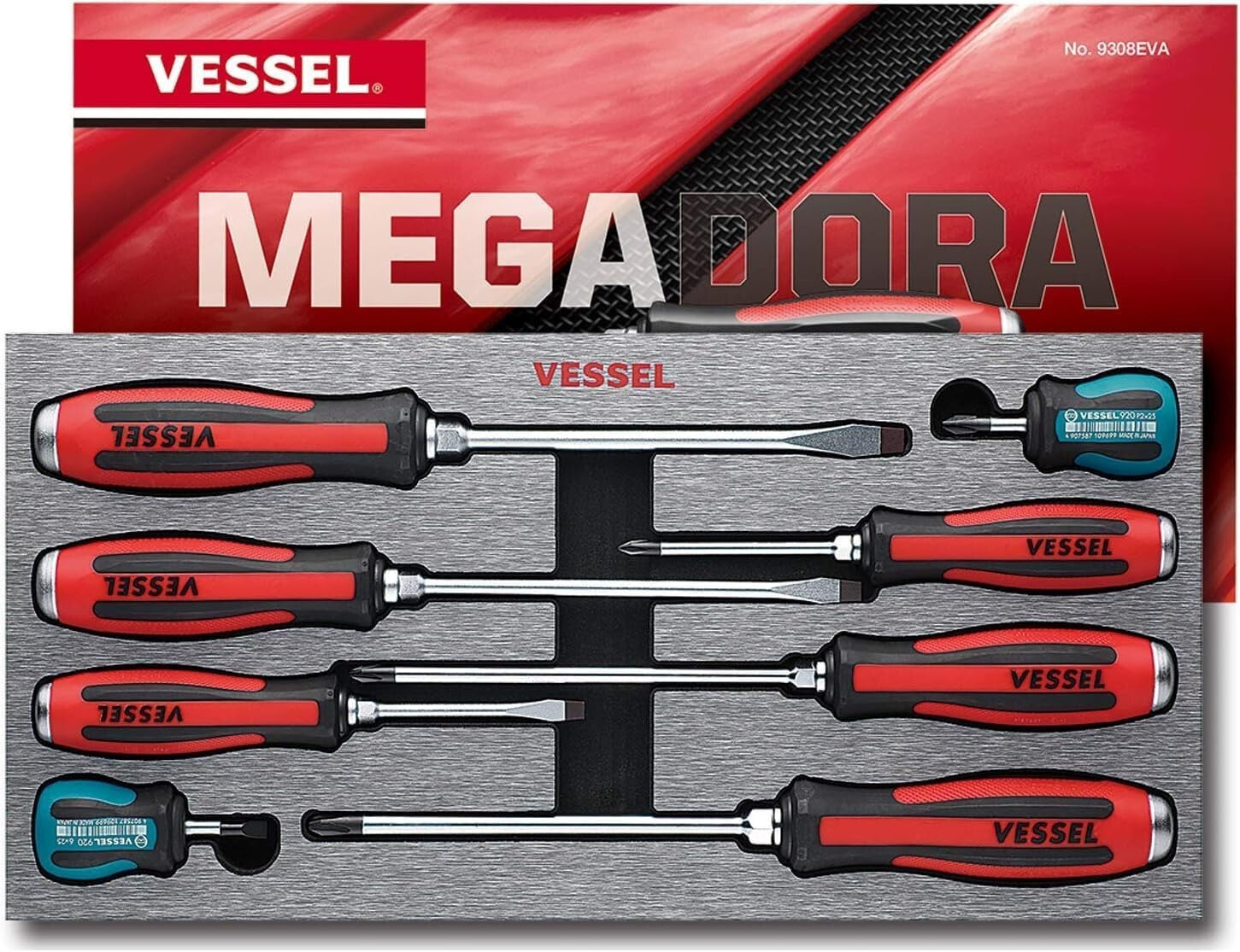 Versatile 8-Piece Screwdriver Set with EVA Foam Handle - Ideal for Home & Shop