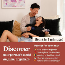 Load image into Gallery viewer, Playful Therapy: 140 Conversation and Activity Cards for Deepening Love