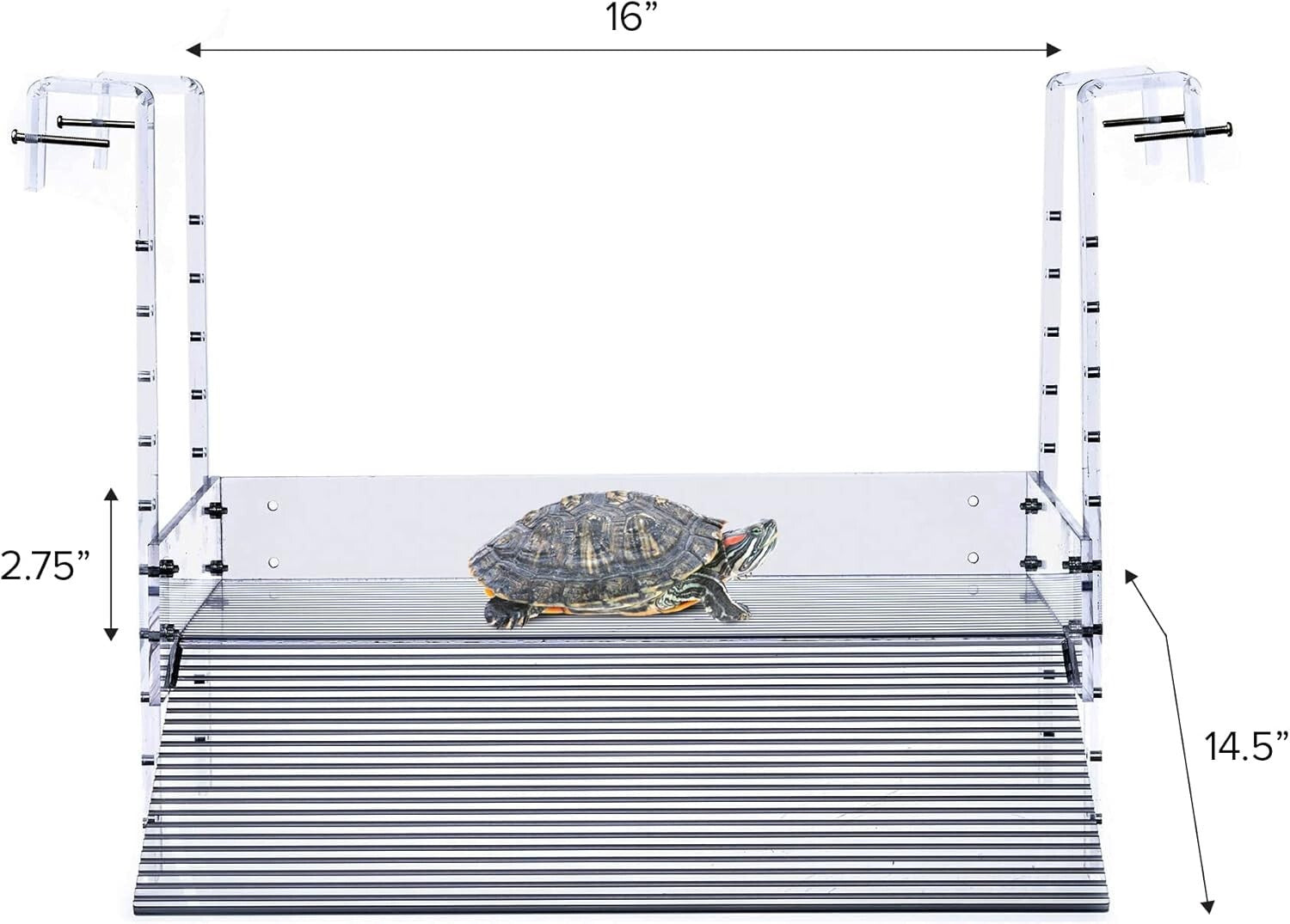 Extra Large Adjustable Turtle Dock Ramp - Enhances Basking Space in Aquariums
