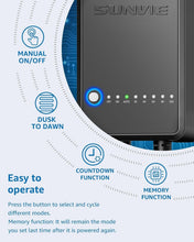Load image into Gallery viewer, 60W Low Voltage Landscape Transformer with Timer &amp; Weatherproof Photocell Sensor