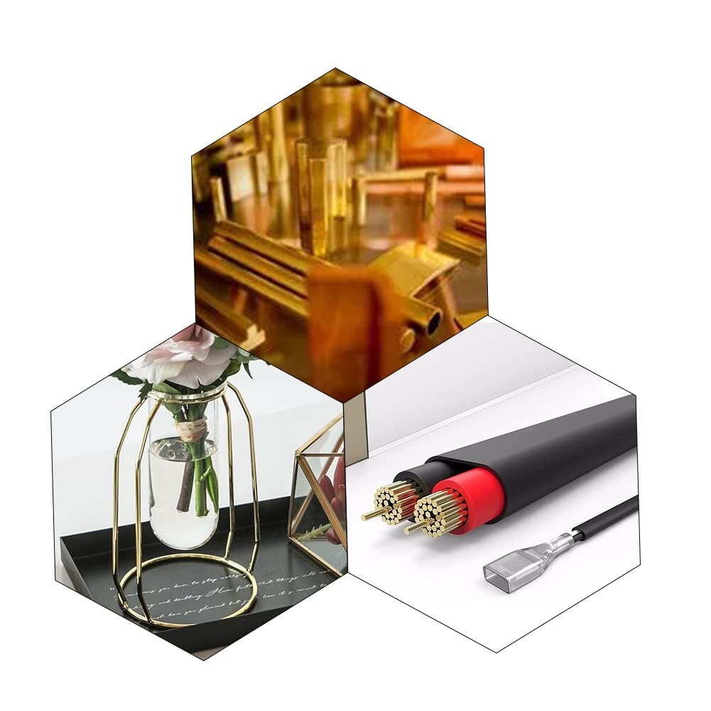 Solid Brass Rods, 2" Dia, 4" Long - Perfect for Knife Handles and Crafts