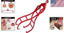 Load image into Gallery viewer, Heavy-Duty Logging Tongs 36-Inch with 3000 lb Lifting Capacity - 4 Claw Grip