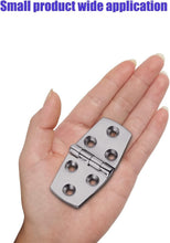 Load image into Gallery viewer, Noise-Free 316 Marine Stainless Steel Hinges 3" x 1.5" with Screws - 6 Pack