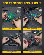 Load image into Gallery viewer, Advanced Wireless Soldering Iron Kit with ESD Tweezers &amp; 4 Precision Tips