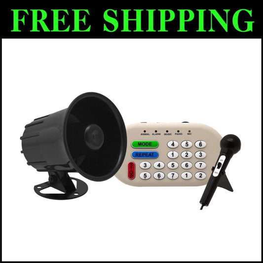 Exciting Musical Car Horn with Microphone & 46 Sounds - 12V Easy Install