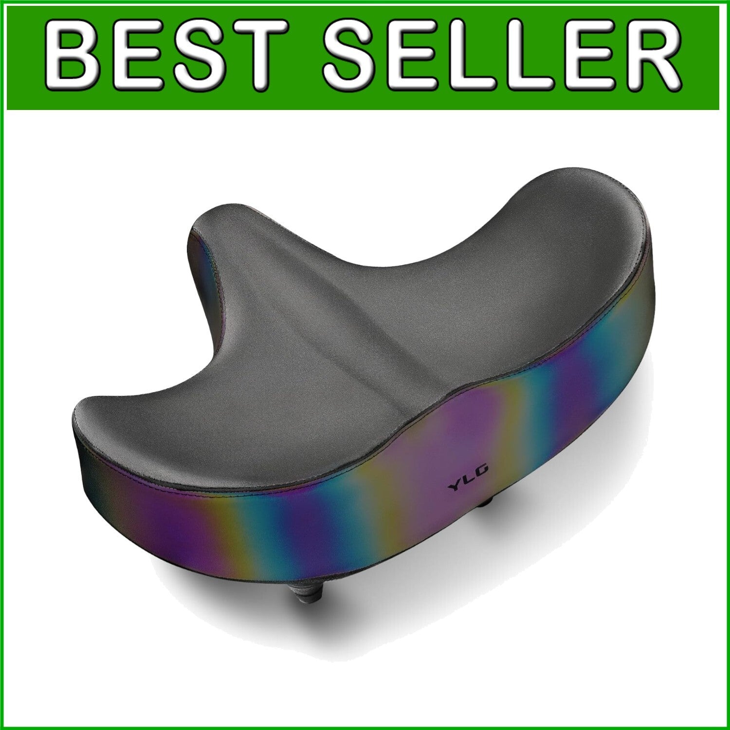 Extra Large Bike Seat with Memory Foam & Waterproof Cover for Ultimate Comfort