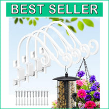 Load image into Gallery viewer, Rust-Resistant 16-Inch Adjustable Wall Mount Plant Hangers for Stylish Spaces