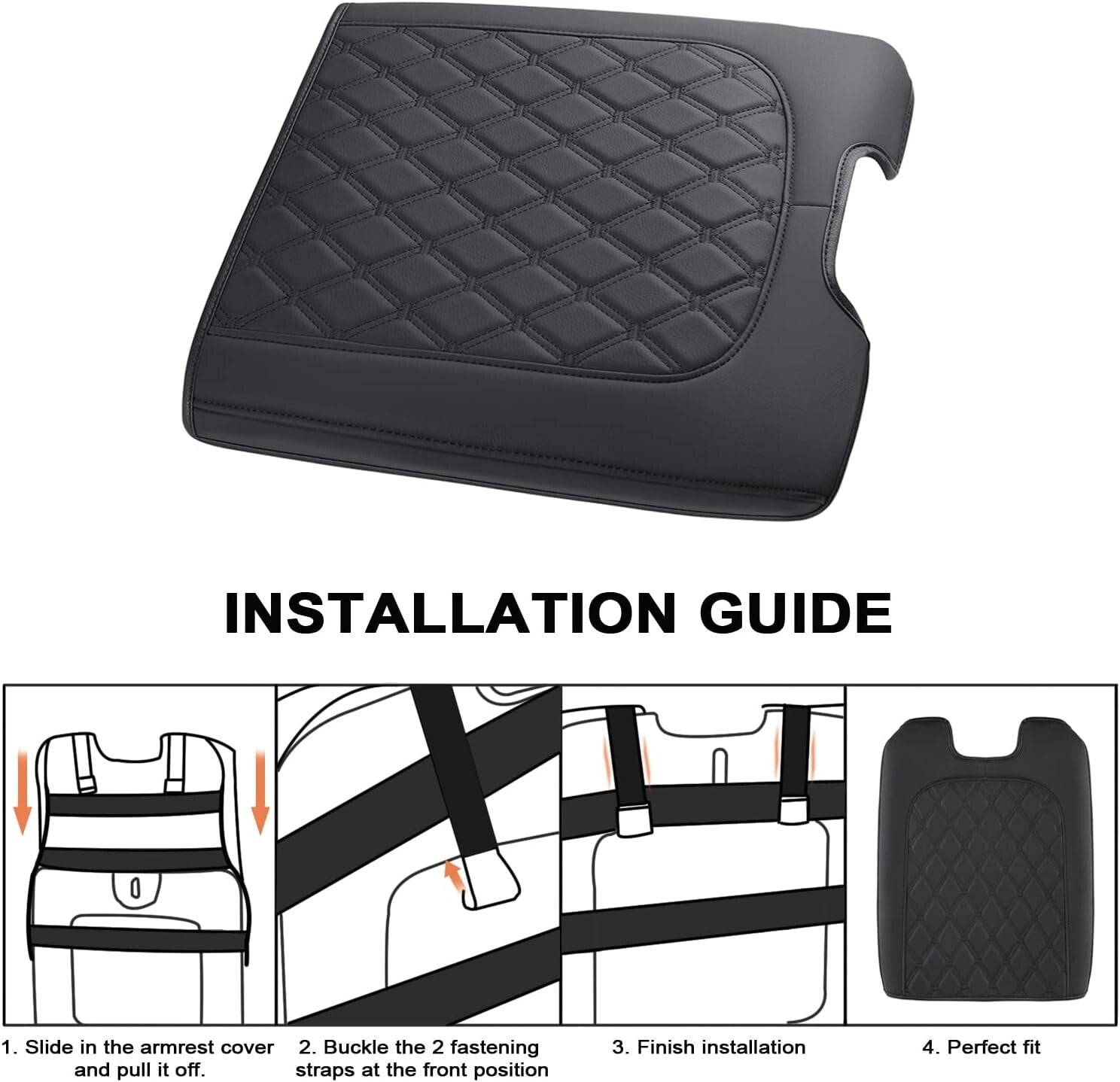 Custom Fit Waterproof Armrest Cover for 2013-2018 Ram 1500 & 2013-2024 2500/3500