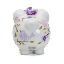 Load image into Gallery viewer, Colorful 1-Pound Paper Bird Ceramic Bank - A Safe Savings Solution for Girls