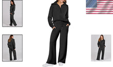 Load image into Gallery viewer, Fall Fashion Classic: Women's Half Zip Oversized Sweatshirt &amp; Sweatpants Set