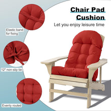Load image into Gallery viewer, Elegant Red Adirondack Chair Cushion 44x19.4-Inch, Fade-Resistant &amp; Comfortable