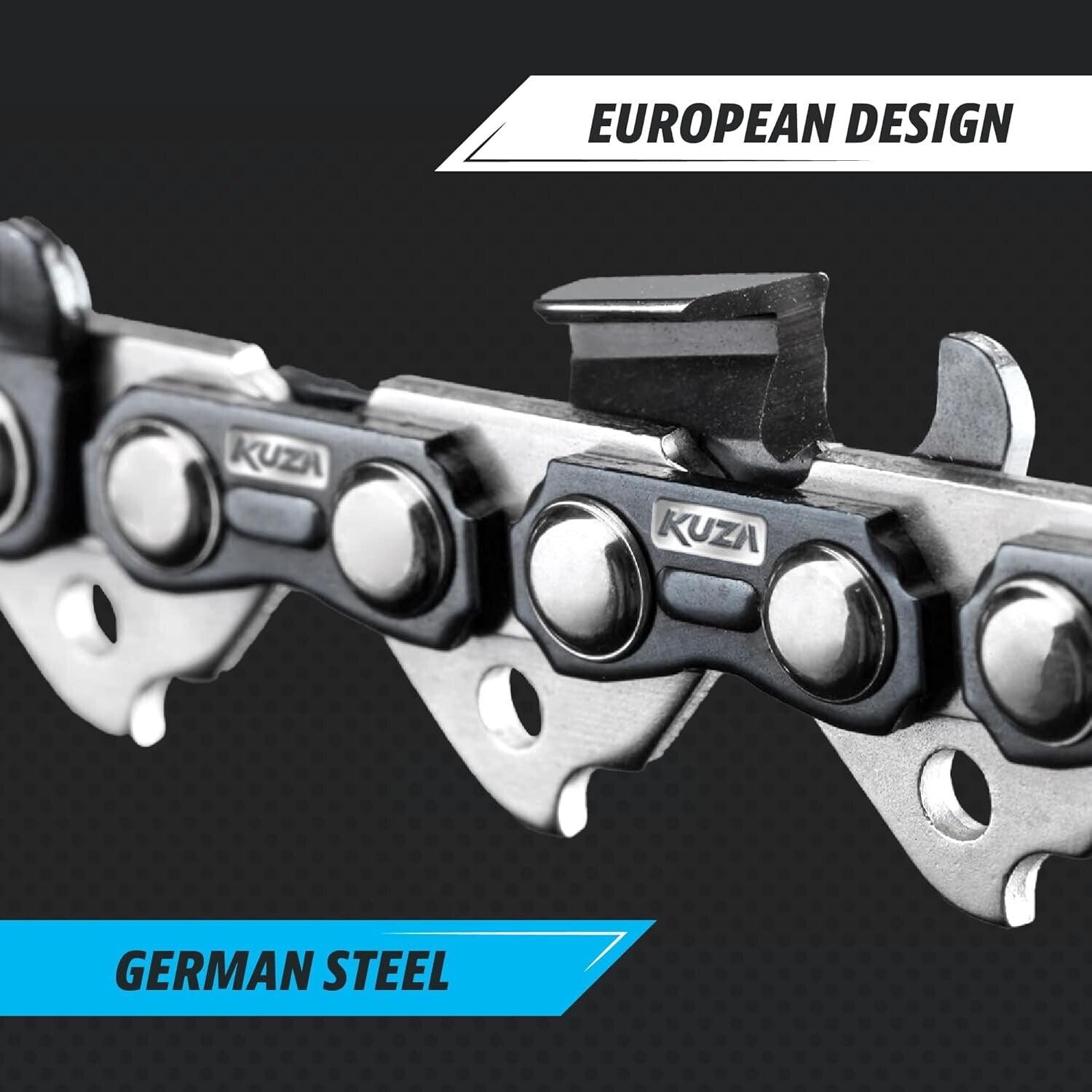 Effortless Cutting 20 Inch Chainsaw Chain - 0.325" Pitch, Low Kickback Design