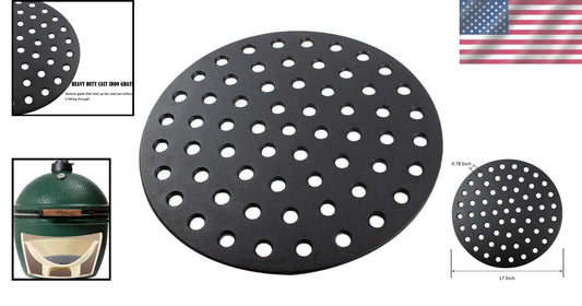 Efficient Cast Iron Fire Grate Replacement - Consistent Heat for XL Grills
