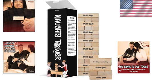 Exciting Couples Stacking Game - 54 Unique Dare Challenges for Any Occasion