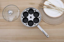 Load image into Gallery viewer, High-Quality Stainless Steel Egg Poacher Pan - 6 Cups &amp; Dishwasher Safe Design