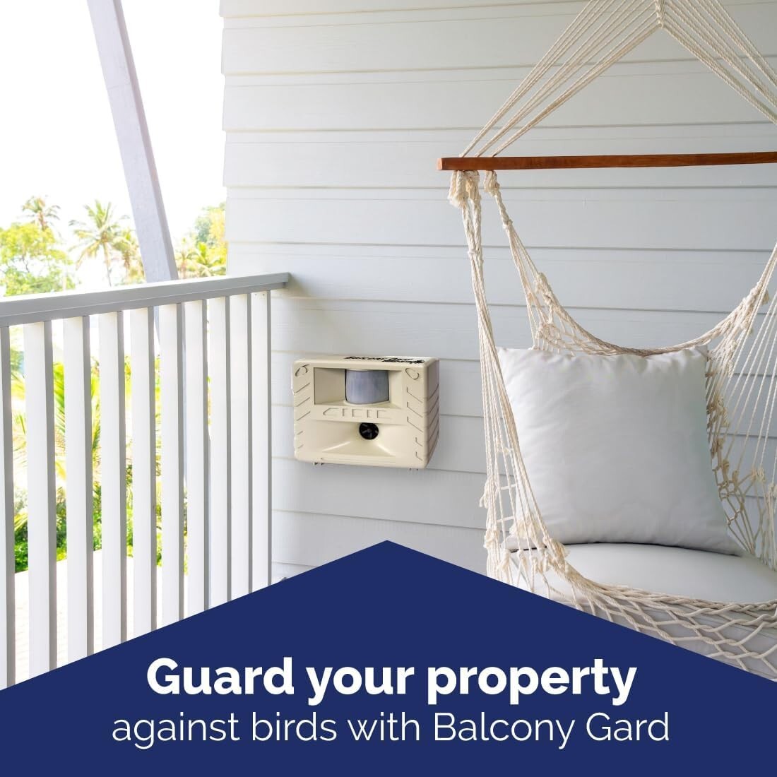 Adjustable Ultrasonic Bird Repeller - Safe and Effective Outdoor Protection