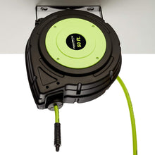 Load image into Gallery viewer, Premium Hybrid 3/8" x 50 ft. Air Hose Reel - Retractable, Heavy Duty, ZillaGreen
