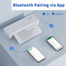 Load image into Gallery viewer, Portable Inkless Bluetooth Printer - Effortless Printing for Home and Travel