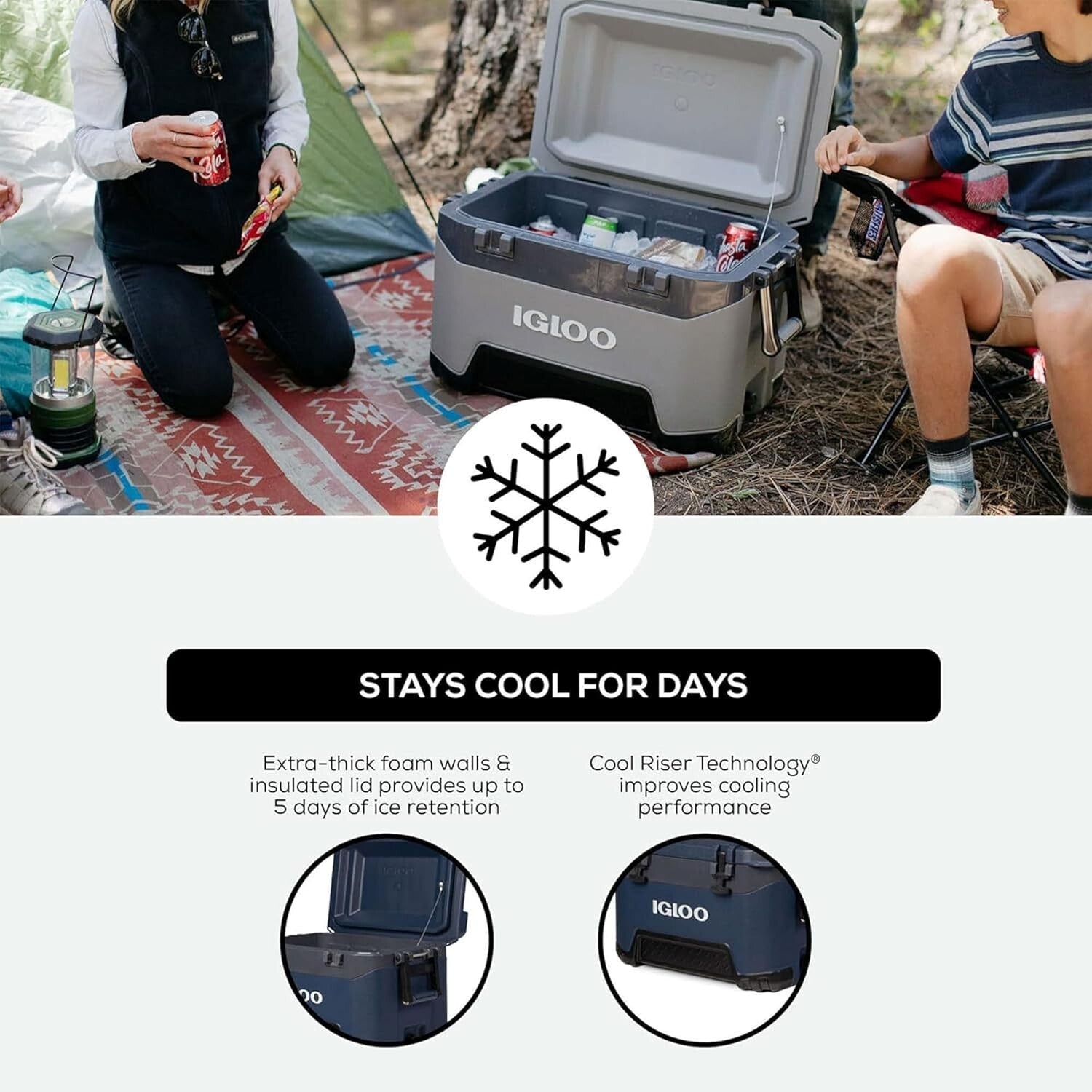 Heavy-Duty BMX 25-72QT Cooler with Secure Closure for Outdoor Adventures