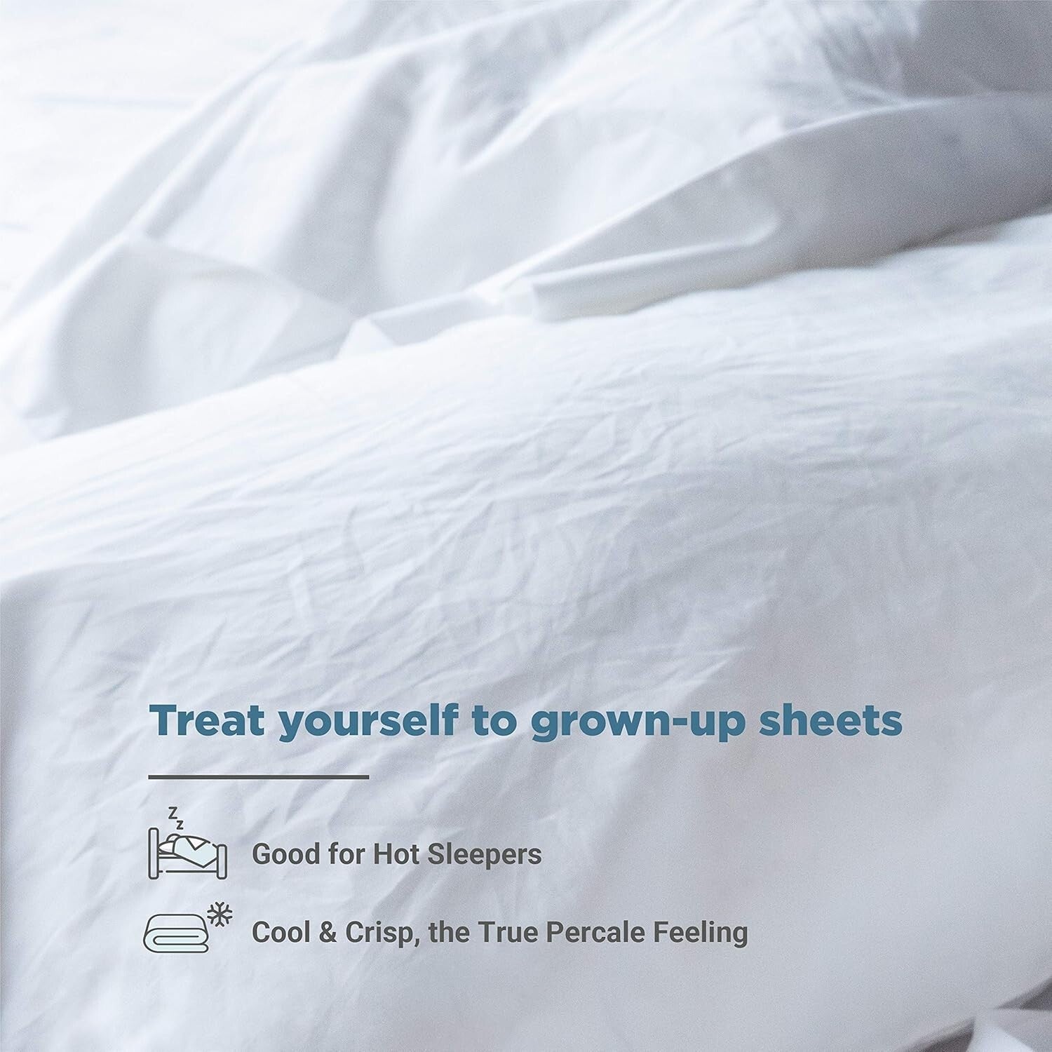 Breathable 100% Organic Cotton King Sheet Set with Deep Pocket - GOTS Certified