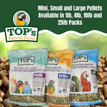 Load image into Gallery viewer, Premium Non-GMO Hookbill Pellets for Parrots - 25 lb of Healthy Nutrition