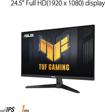 Load image into Gallery viewer, TUF 25-Inch Full HD Gaming Monitor - 180Hz Refresh Rate, Shadow Boost, Speakers