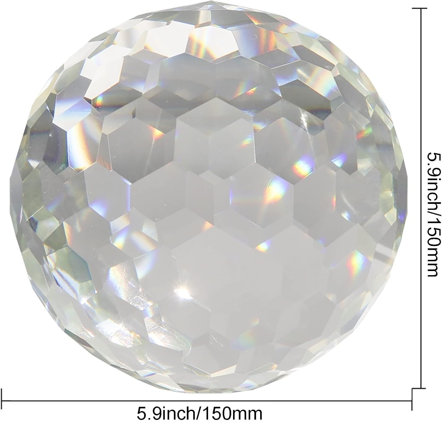 Exquisite Hanging Crystal Ball Prism - Ideal Gift for Home & Garden Decoration