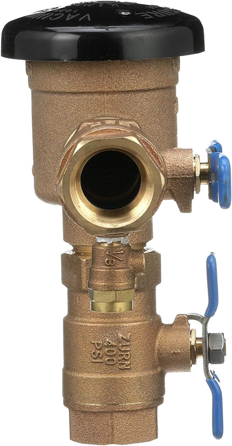 Secure 1" Bronze Pressure Vacuum Breaker Assembly for Reliable Irrigation Safety
