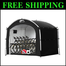 Load image into Gallery viewer, Waterproof Bike Storage Tent for 2-8 Bikes – Outdoor Protection with Ventilation