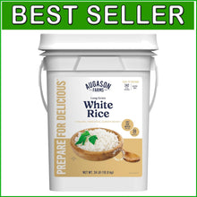 Load image into Gallery viewer, Versatile Long Grain White Rice in 4-Gallon Pail - Perfect for Camping &amp; Storage
