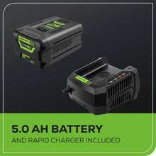 Load image into Gallery viewer, 60V Cordless 21” Lawn Mower with LED Lights &amp; Rapid Charger - Eco-Friendly Power