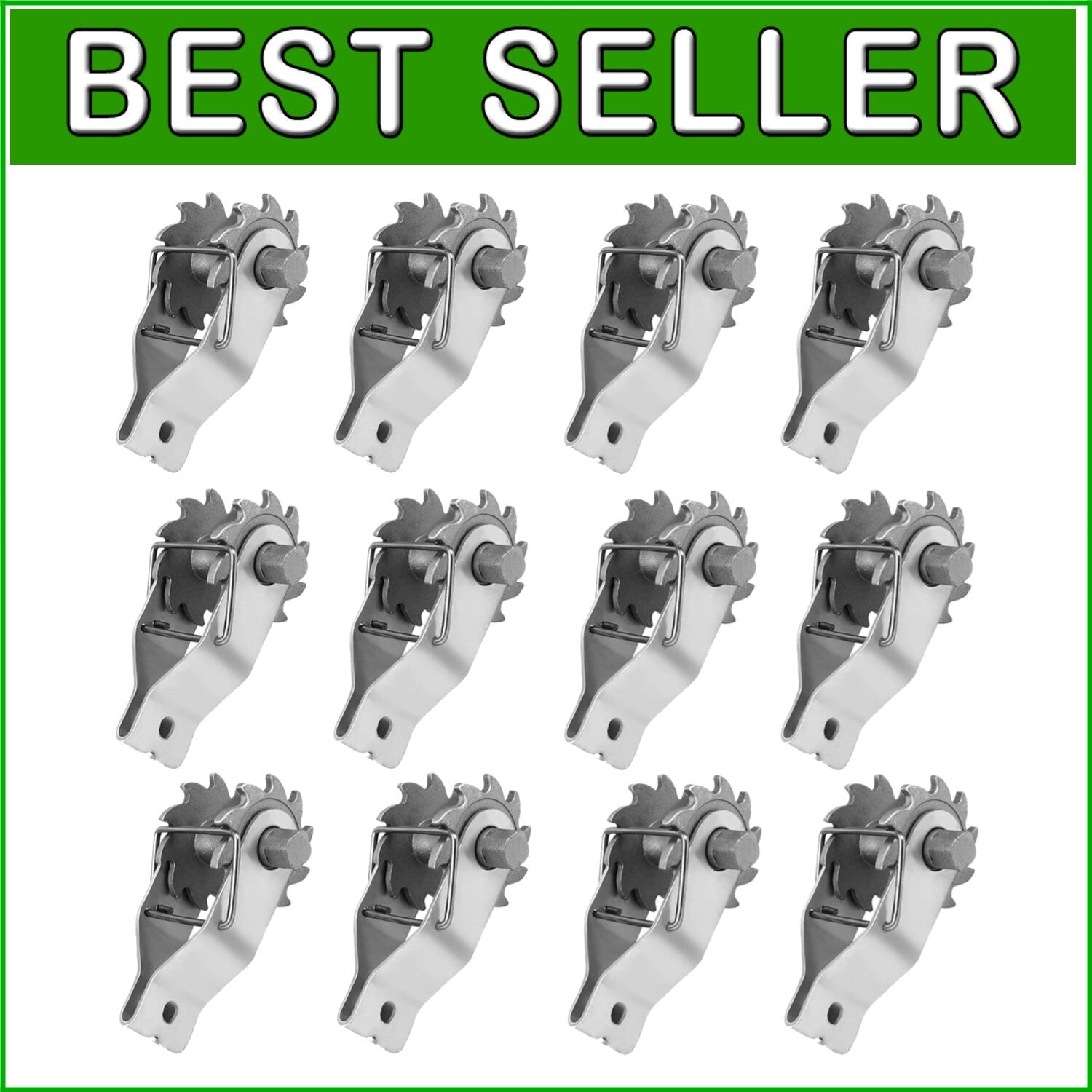 Galvanized Electric Fence Wire Tensioner - 24PCS Heavy-Duty Strainers Included