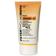 Load image into Gallery viewer, Water-Resistant Mineral Sunscreen SPF 45 - Tinted for Redness Neutralization