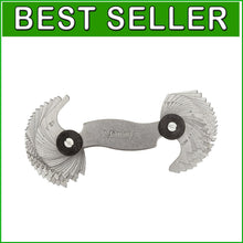 Load image into Gallery viewer, Industrial Screw Pitch Gage - 4 to 42 TPI &amp; 0.4mm to 7mm, Easy Locking Feature