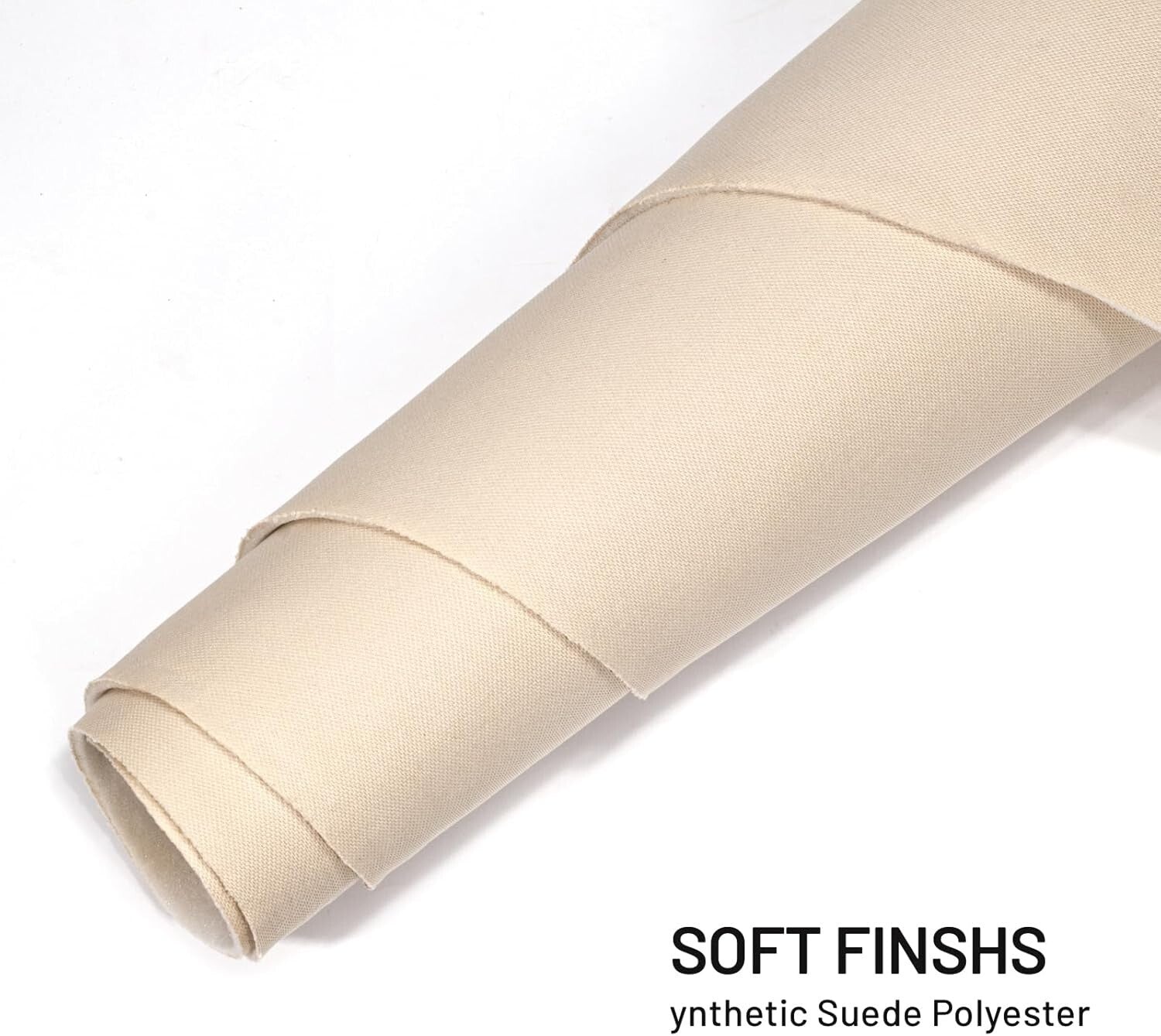 Versatile Beige 74"L x 60"W Headliner Material in Tube Packaging for Cars
