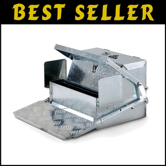 Exceptional Automatic Chicken Feeder - 20lbs Capacity & Anti-Slip Protection