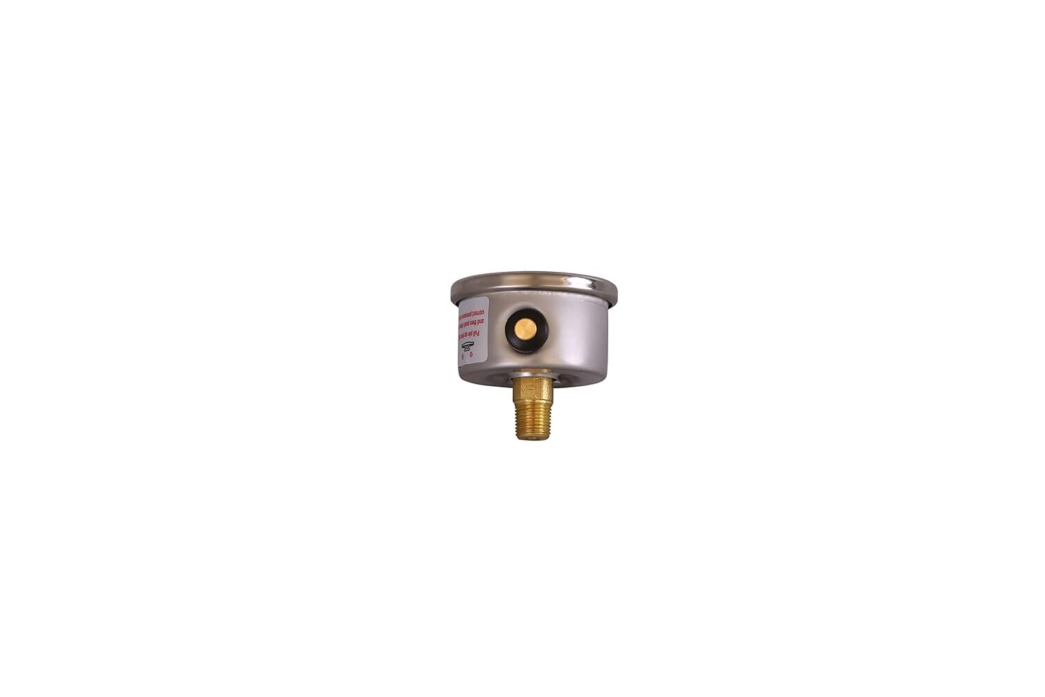 1/8" NPT Liquid-Filled Fuel Pressure Gauge 0-15 PSI - Ideal for High-Performance