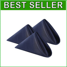 Load image into Gallery viewer, Stylish Navy Solid Cloth Napkins 50PCS - 17x17'' for Weddings &amp; Celebrations