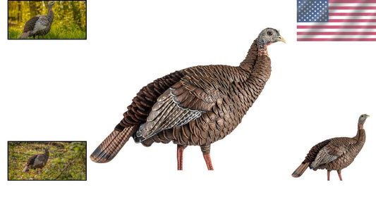 Authentic HDR Hen Turkey Decoy - Detailed, Durable & Portable for Hunters