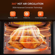 Load image into Gallery viewer, Powerful 1800W Air Fryer Rotisserie Oven - 10 Cooking Functions, Dishwasher Safe