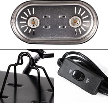 Load image into Gallery viewer, Reptile Lighting Kit: 100W UVA UVB Sunlamp and Ceramic Heat Emitter Included