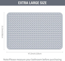 Load image into Gallery viewer, Oversized TPE Bath Mat with Quick Drain Holes: Comfort and Safety Combined
