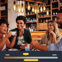 Load image into Gallery viewer, Vintage Style 12-Pack E26 Edison Bulbs - Energy Efficient Warm White Light