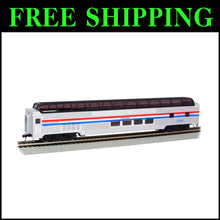 Load image into Gallery viewer, Fully Assembled Amtrak Phase III 85' Lighted Dome Car for Model Train Sets