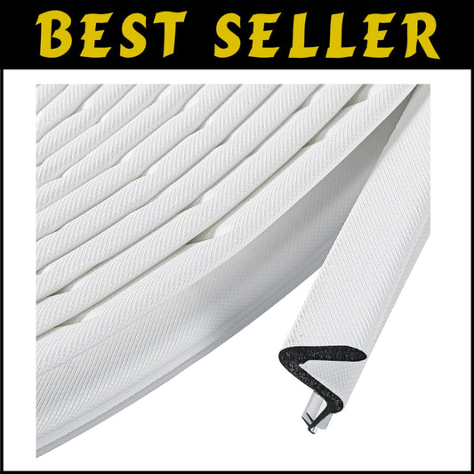 Durable Soundproofing Weather Strip - 90 Feet Foam Seal for Doors & Windows