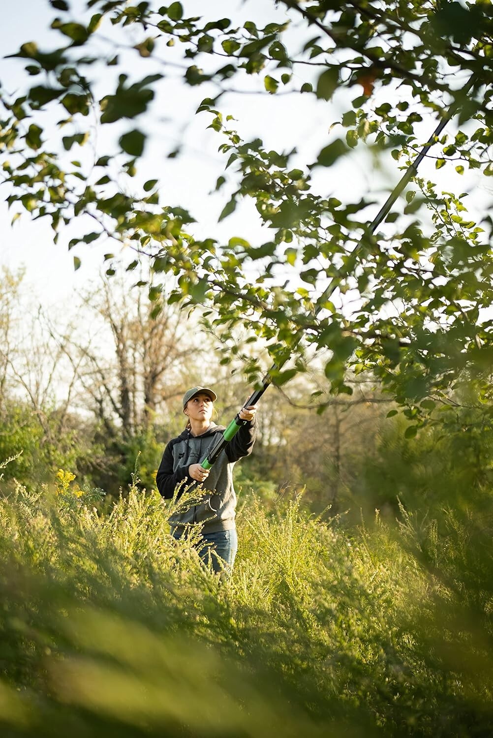 10ft Telescoping Tree Saw with High Carbon Blade - Ideal for Camping & Hunting