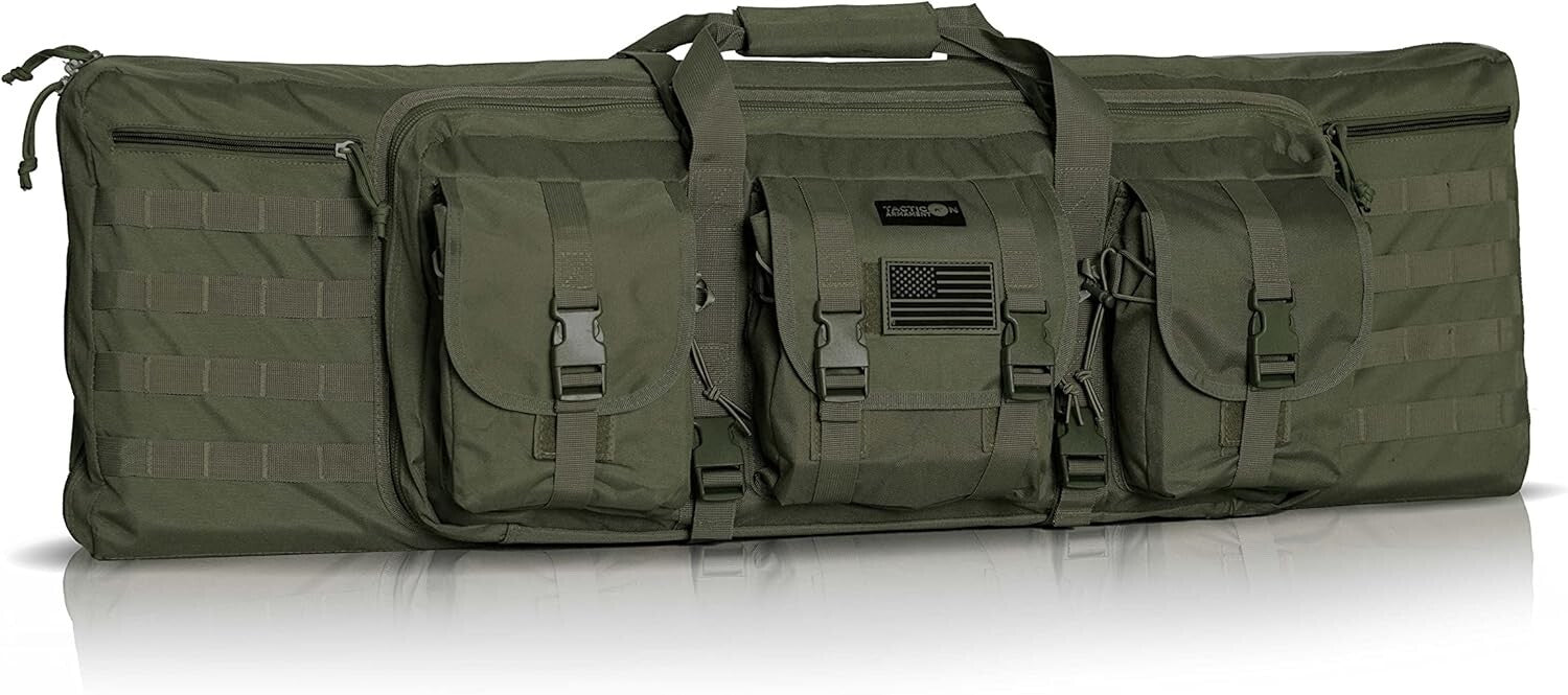 Veteran-Owned Tactical 42-Inch Double Rifle Case - Ultimate Firearm Protection